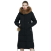 Manteau hiver fourrure femme