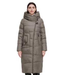 Manteau long chaud hiver femme