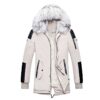 Manteau chauffant blanc décontracté