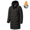 Manteau chauffant noir classique