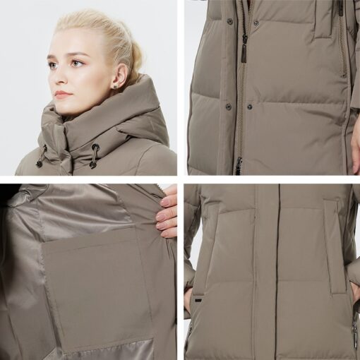 parties du Manteau parka pour femme