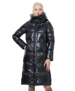 Manteau long chaud femme