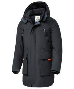 Manteau parka noir