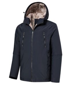 Blouson chauffant bleu décontracté