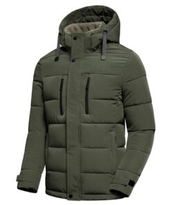 Veste parka chauffante