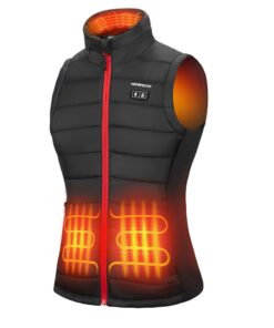 Gilet chauffant femme avec batterie