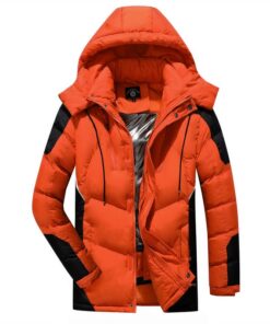 Veste parka imperméable à capuche