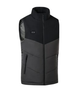 Gilet noir chauffant ski