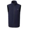 Gilet chauffant bleu polaire