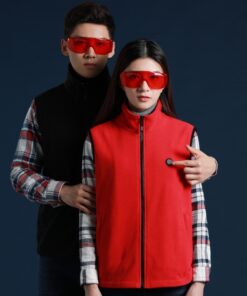 couple avec le Gilet chauffant extérieur