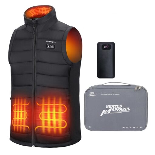 Gilet chauffant avec batterie