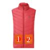 Gilet chauffant rouge d'hiver