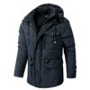 Veste bleu d'hiver homme