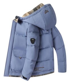 Veste bleu chauffante calvin