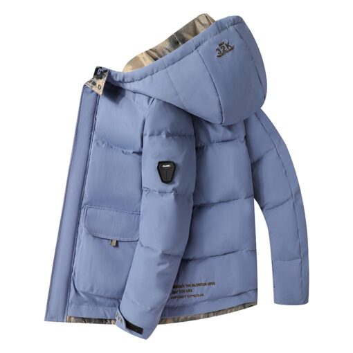 Veste bleu chauffante calvin