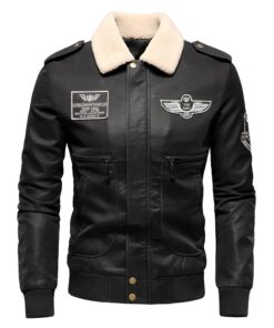 Veste noire d'hiver chaude homme