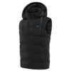 Gilet chauffant noir unisexe