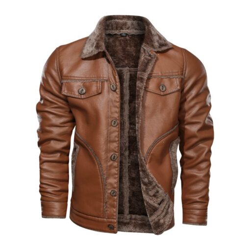 Blouson d'hiver en cuir