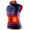 gilet chaud zippé femme