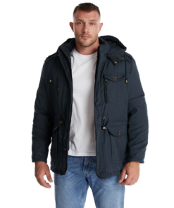 homme avec la Veste bleu d'hiver homme