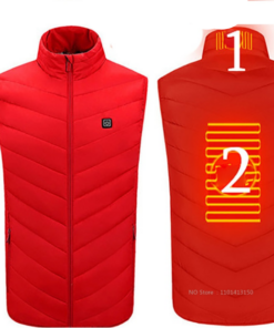 Gilet chauffant rouge