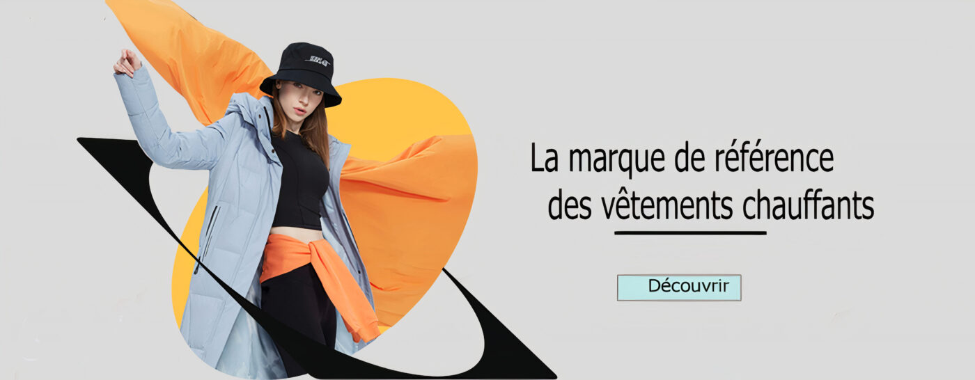 femme avec un manteau chauffant