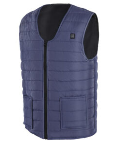 Gilet chauffant bleu infrarouge