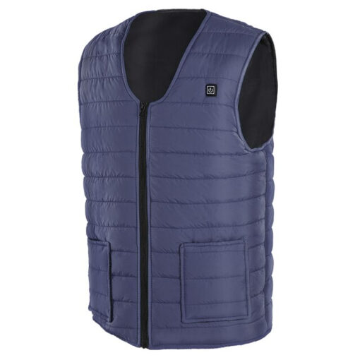 Gilet chauffant bleu infrarouge