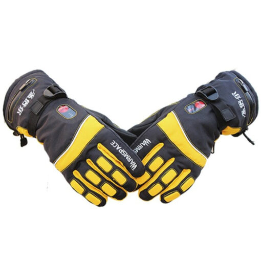 Gants chauffants de motard