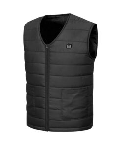 Gilet chauffant col en V