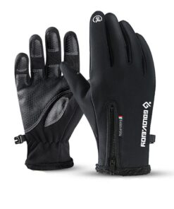 Gants chauffants noir