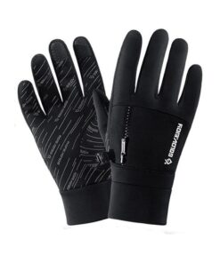 Gants chauffants noir pour l'hiver