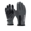 Gants chauffants gris imperméables