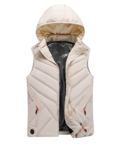 Gilet chauffant avec chapeau