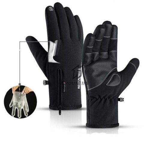 Gants chauffants imperméables pour l'hiver