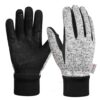 Gants chauffants gris souples