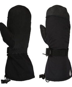 Gants de ski noirs chauffants longs