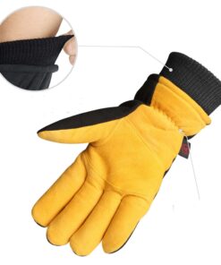 les gants en coton chauffants sont faciles à porter