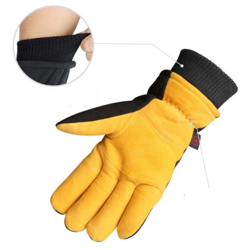 les gants en coton chauffants sont faciles à porter