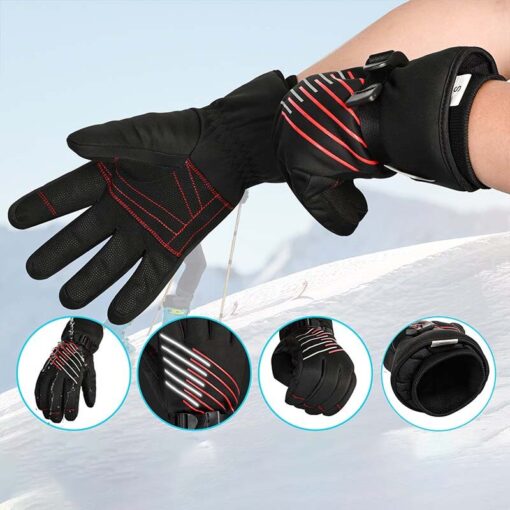 Gants chauffants motoneige sont faciles à utiliser